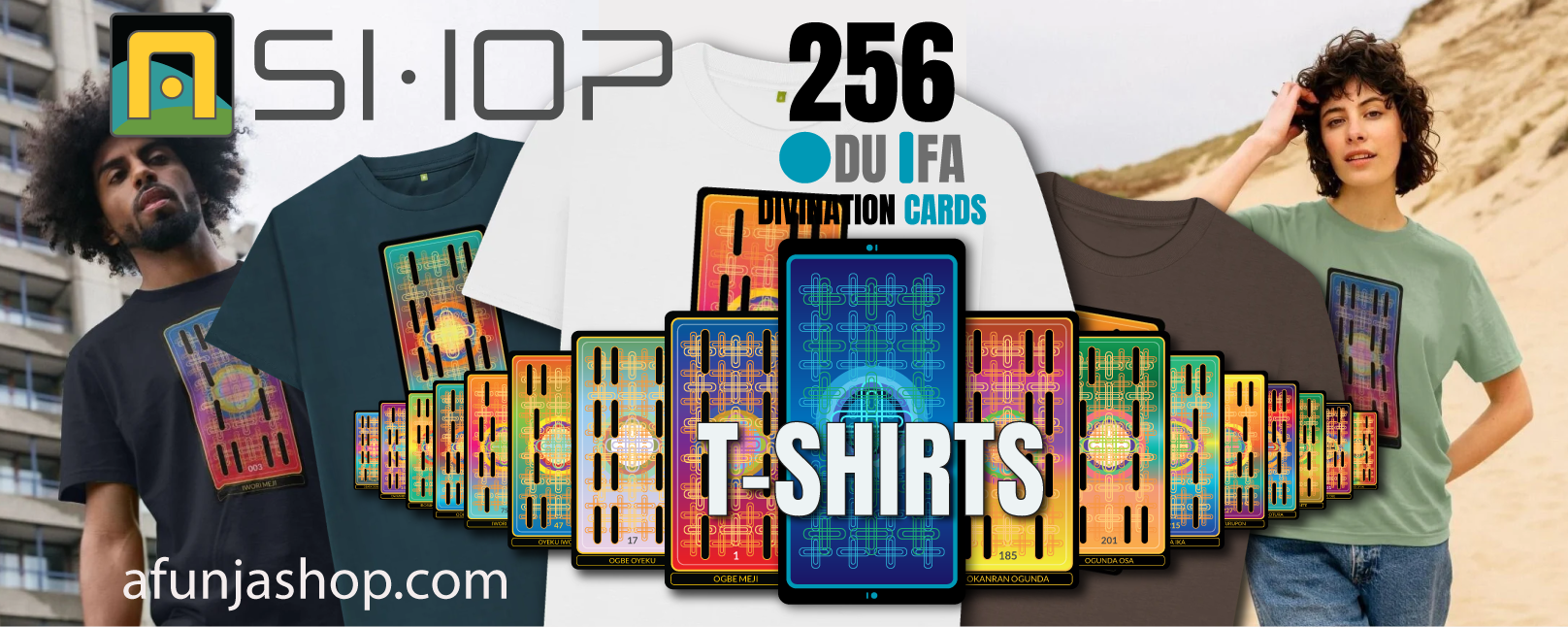 256 Odu Ifa Divination Cards - T-Shirts | AfunjaShop.com